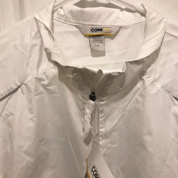 NWT Mens Core 365 windbreaker in size L and white in color. - Picture 2 of 3